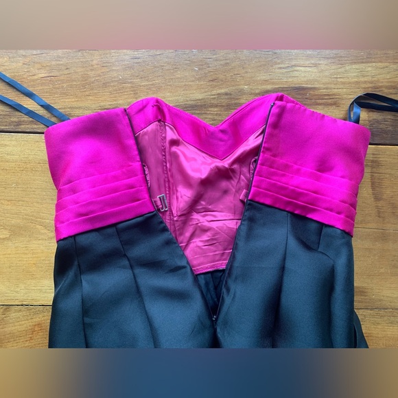 Shoshanna Midnight Dawn Midi Dress. Size 4. - Picture 11 of 16